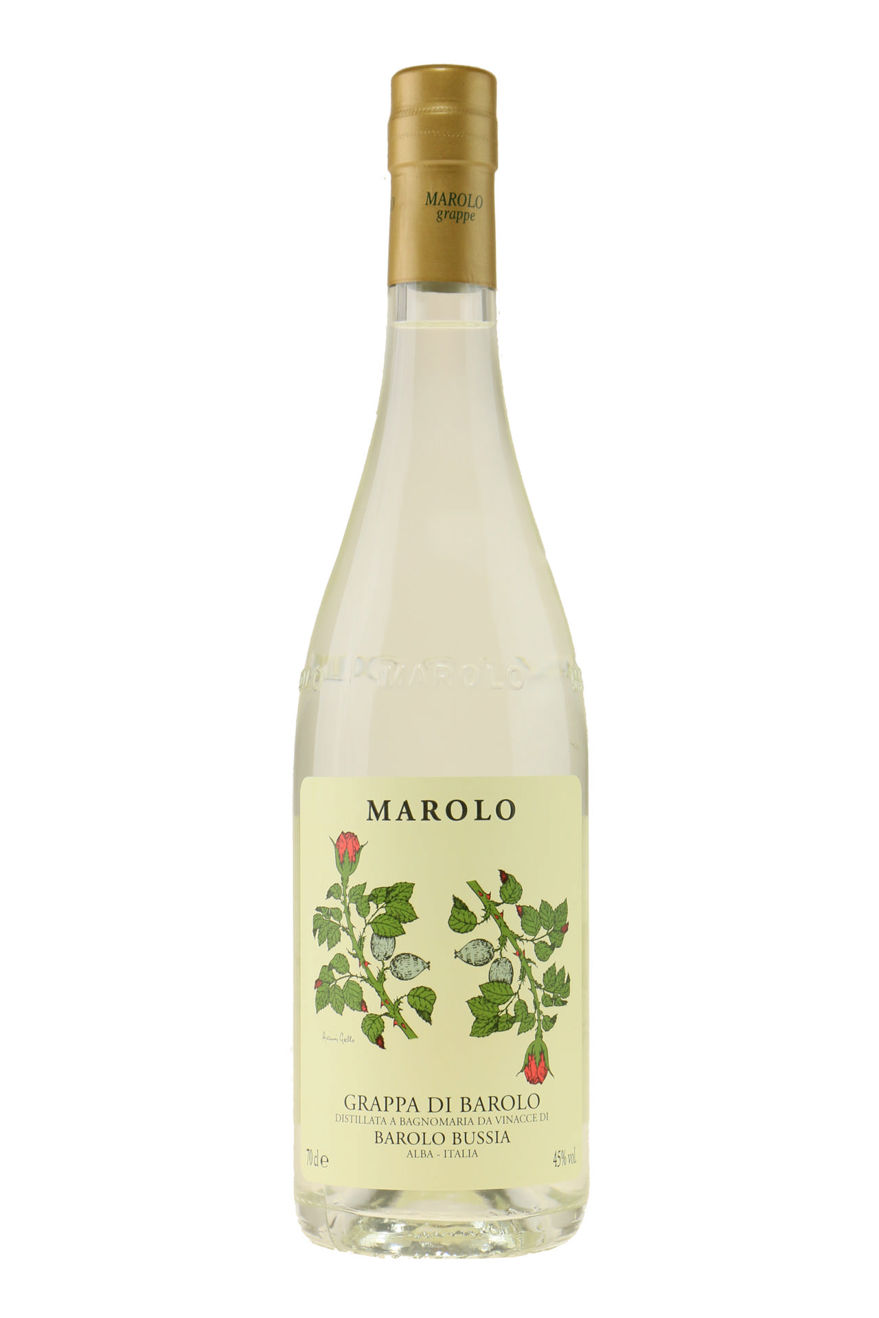 Grappa Marolo di Barolo Bussia (Klar)