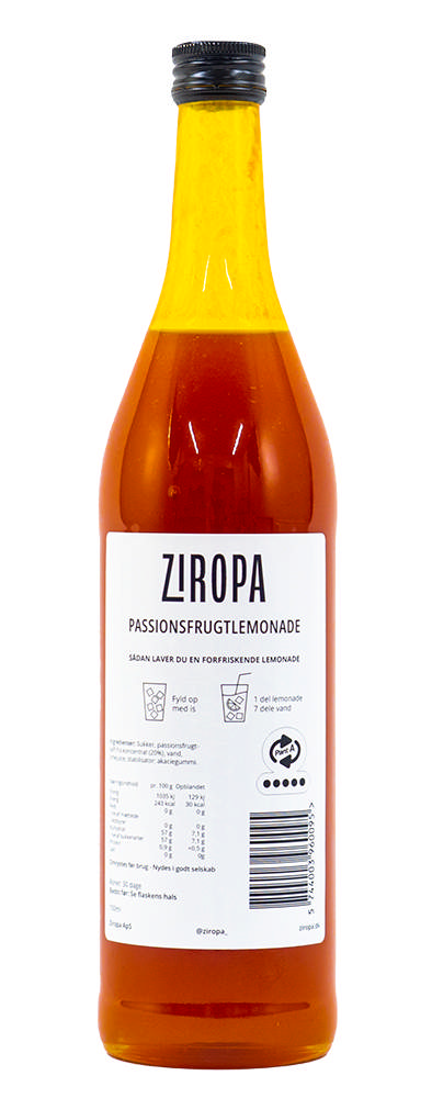 Ziropa Passionsfrugtlemonade