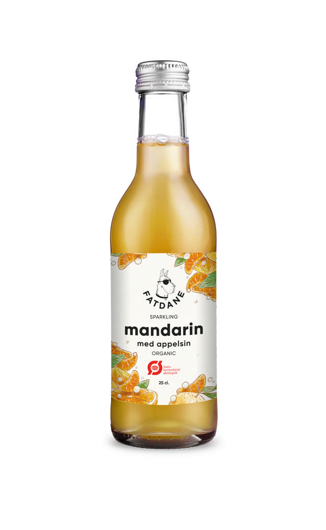 Fatdane Mandarin Med Appelsin (24x25cl +pant)