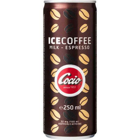 Cocio Ice Coffee, Milk-Espresso, Dåse (12x25cl)