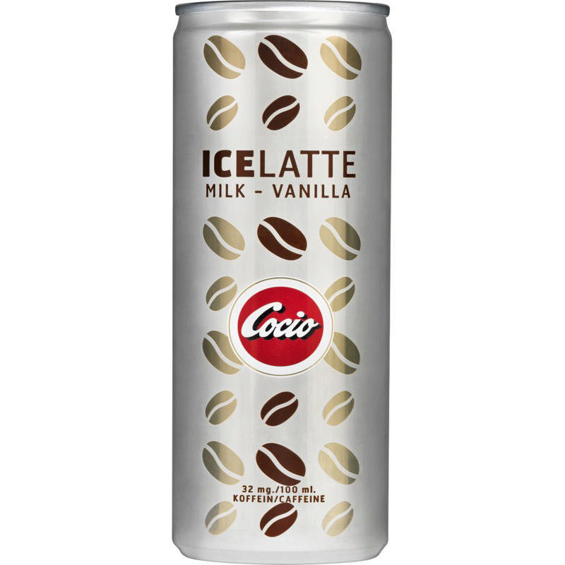 Cocio Ice Coffee, Milk-Vanilla, Dåse (12x25cl)