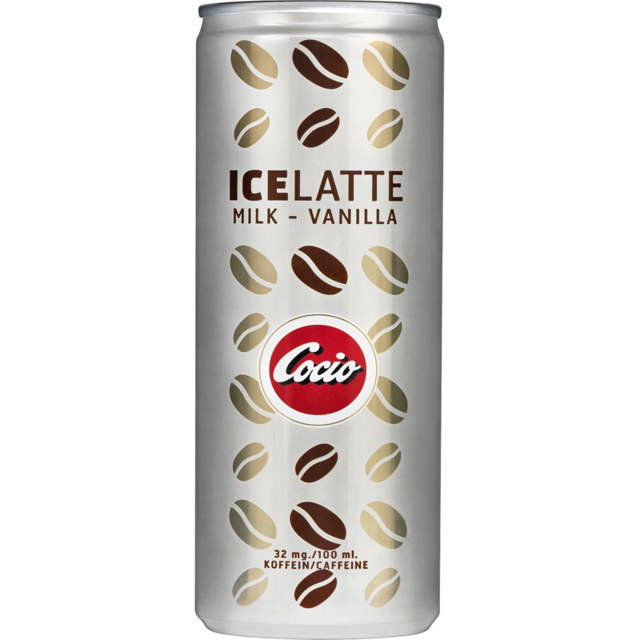 Cocio Ice Coffee, Milk-Vanilla, Dåse (12x25cl)