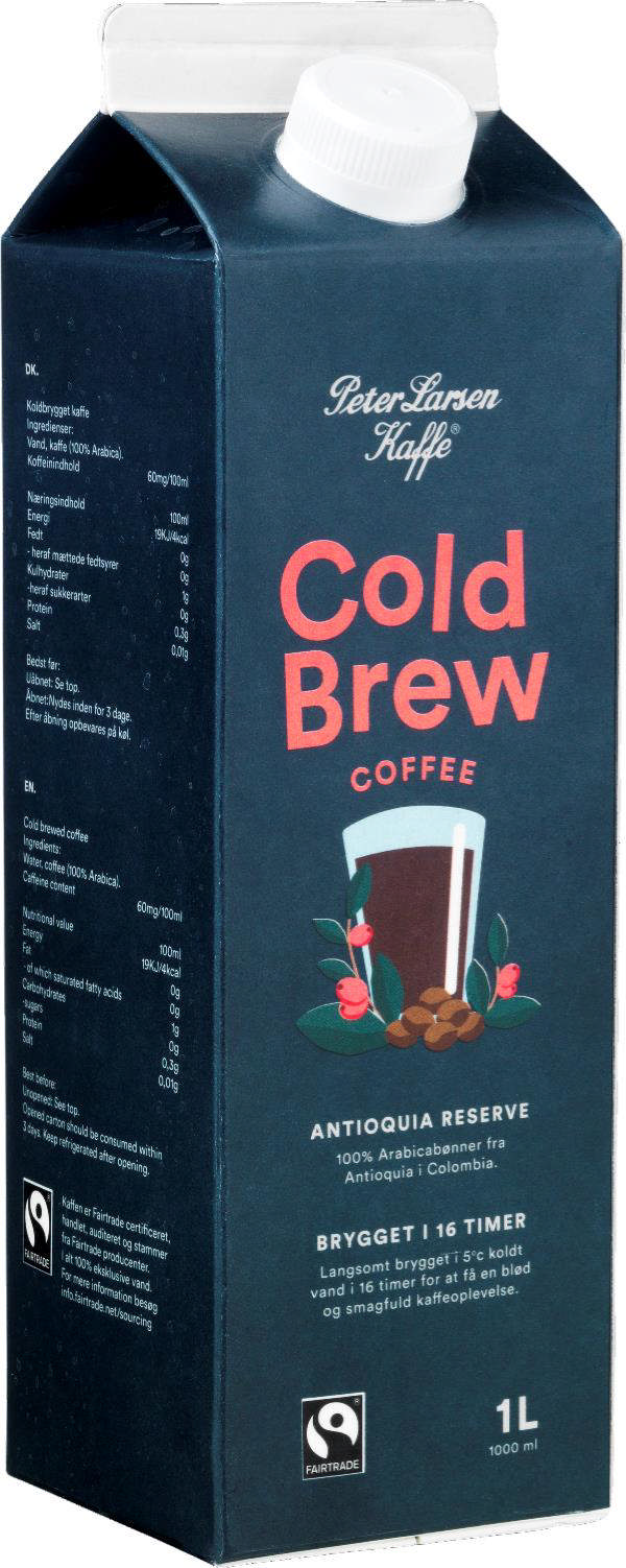 PLK, Cold Brew Coffee, Økologisk FT 1000ml.