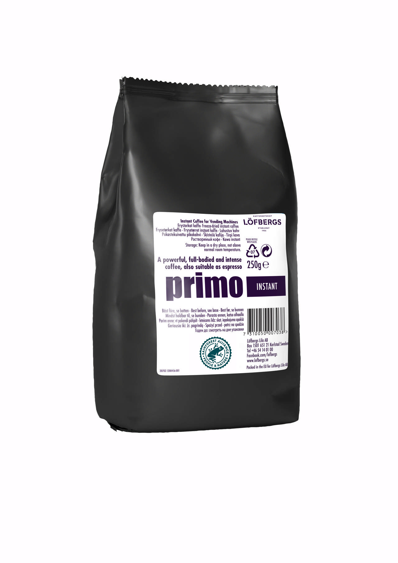 PLK, Primo. Instant Kaffe, 250gr.