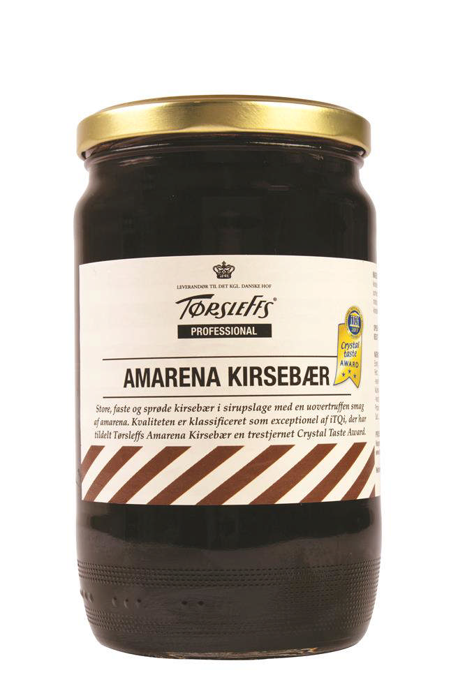Kirsebær Amarena, 890 g.