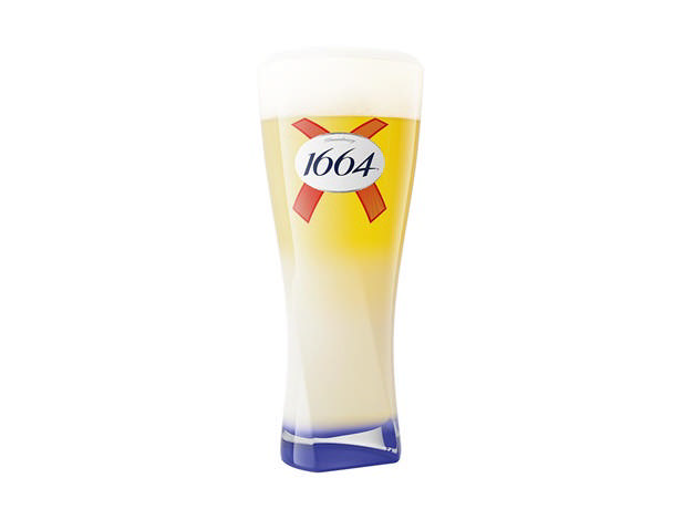 Kronenbourg 1664, Ølglas, 50cl (6 stk/ks)