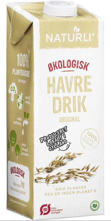 Naturli' Original Havredrik (8x1L), ØKO