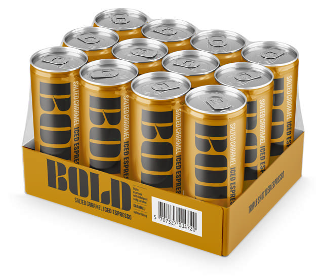 BOLD Salted Caramel Iced Espresso (12x25cl)
