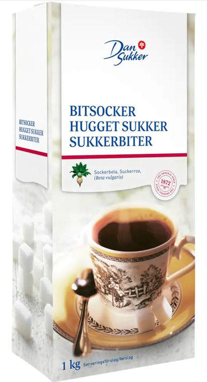 Hugget Sukker, Løse, 1kg