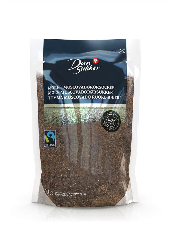Muscovadorørsukker, Mørk, 400g