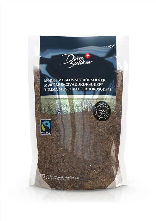 Muscovadorørsukker, Mørk, 400g