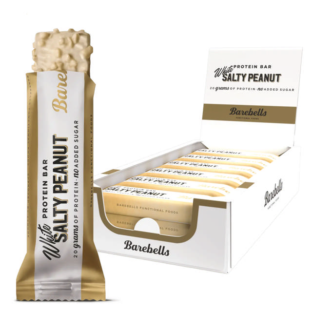 Barebells Proteinbar, White Salty Peanut (12x55g)